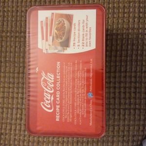 Coca-Cola recipe cards, recipes, and collectors tin, Coke